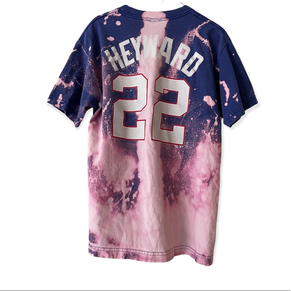 Braves Heyward #22 bleach dye T-shirt by Ruh-Ro RAGS!